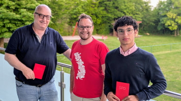 Begrüßung der beiden Neumitglieder