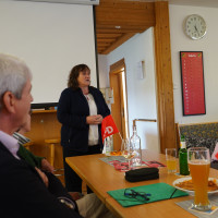 Marianne Schieder bei der Jubiläumsfeier der SPD Ursensollen
