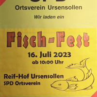 Einladung zum SPD Fischfest 16.07.2023