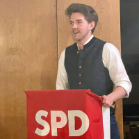David Mandrella bei der SPD Ursensollen